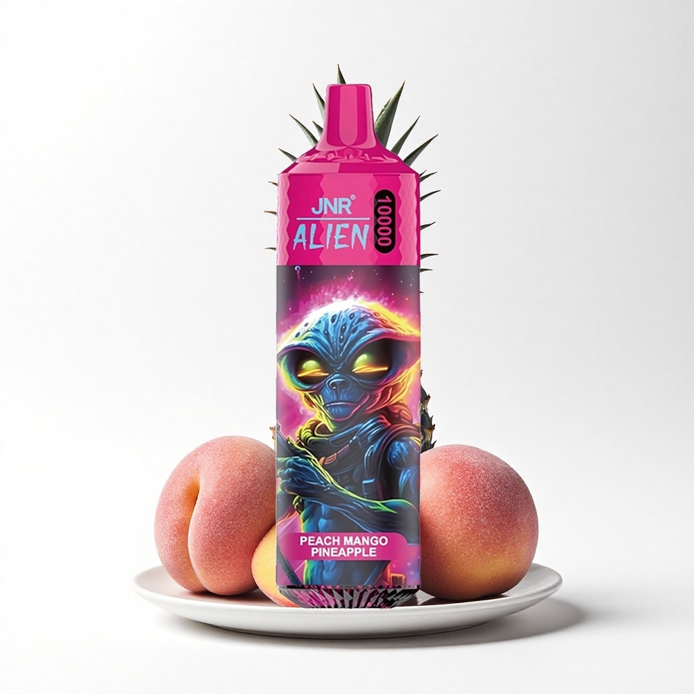 JNR Alien 10000 Perzik Mango Ananas RGB Mesh Oplaadbaar