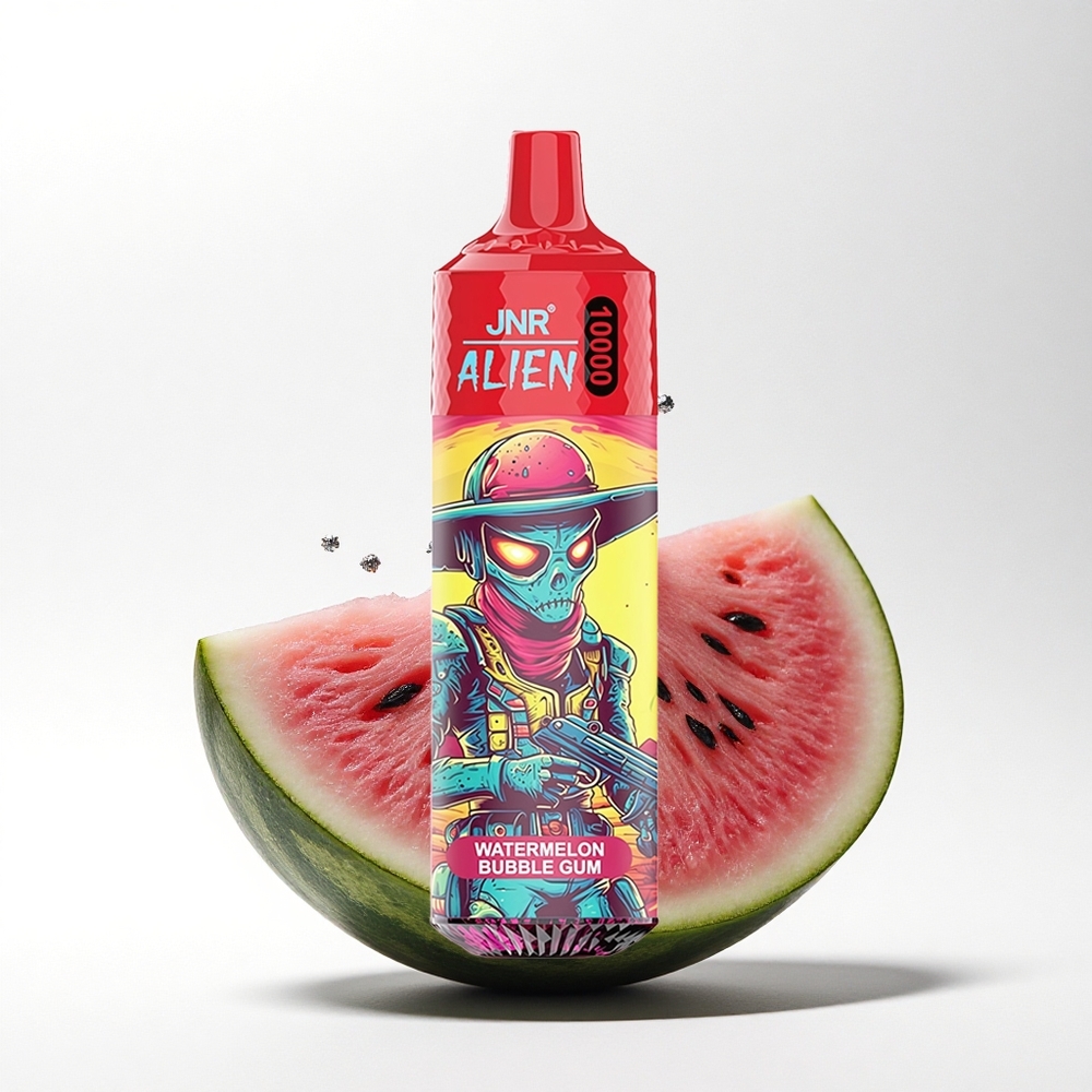 JNR Alien 10000 Watermeloen Bubble Gum Mesh LED