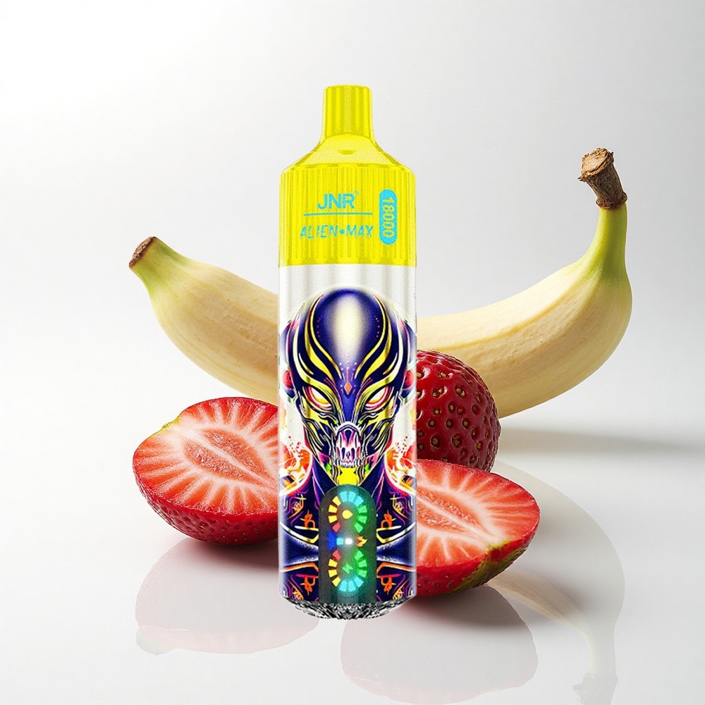 JNR Alien Max 18000 Aardbei Banaan Dual Mesh LED
