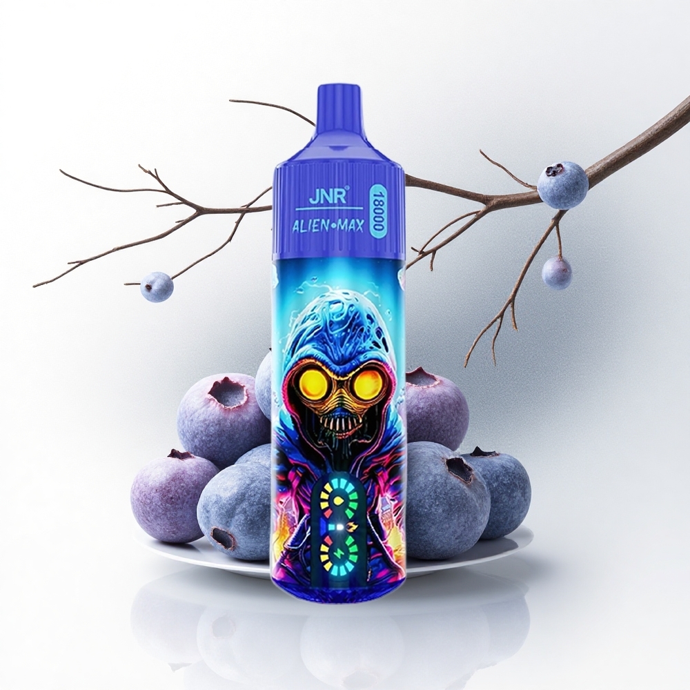 JNR Alien Max 18000 Blauwe Bes Bubblegum Dual Mesh & 20 Smaaken