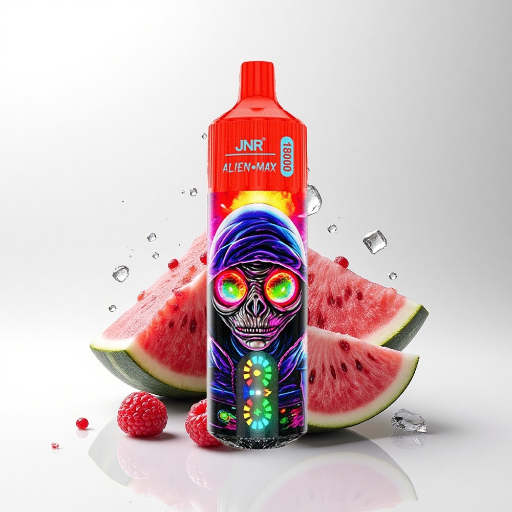 JNR Alien Max 18000 Framboos Watermeloen IJs Dual Mesh Oplaadbaar 28ml