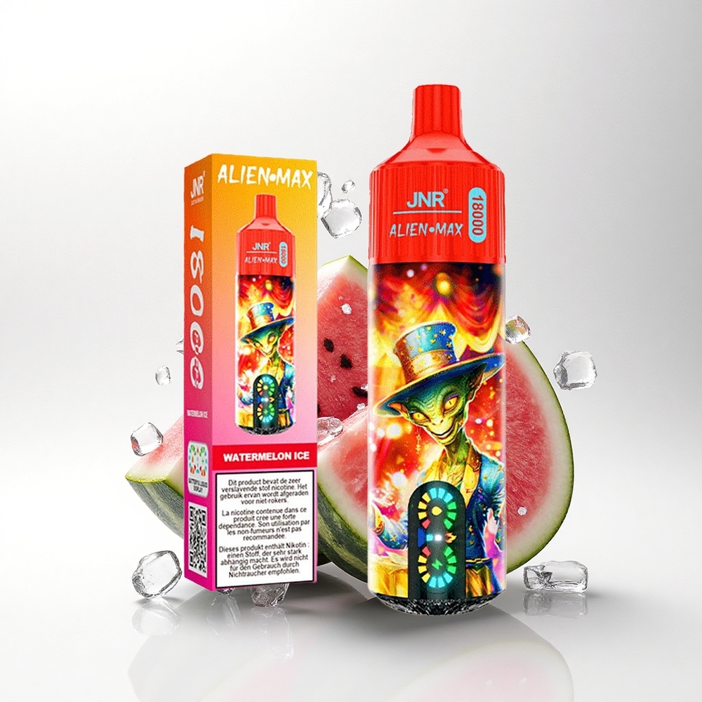 JNR Alien Max 18000 Watermeloen IJs Dual Mesh & 28ml