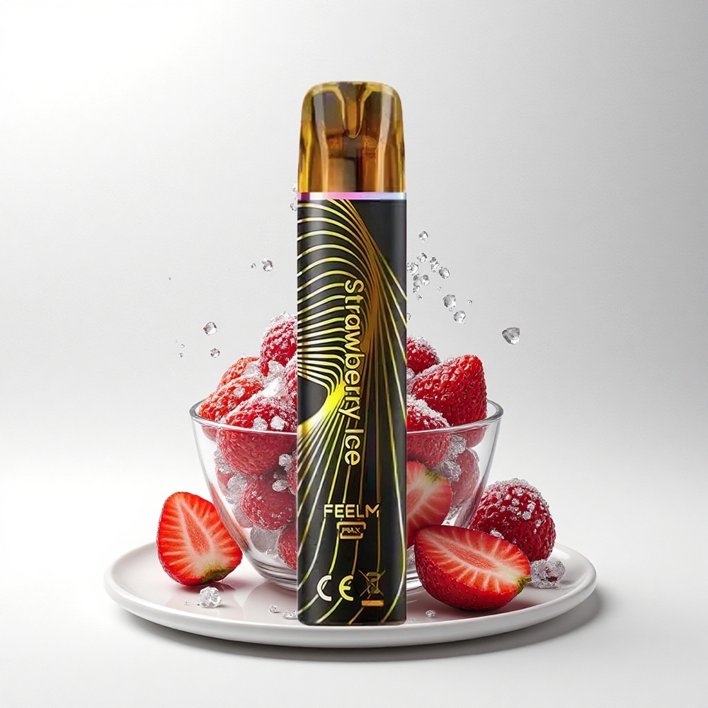JNR Black&Golden 600+200 Aardbei IJs 550mAh 2ml 2%