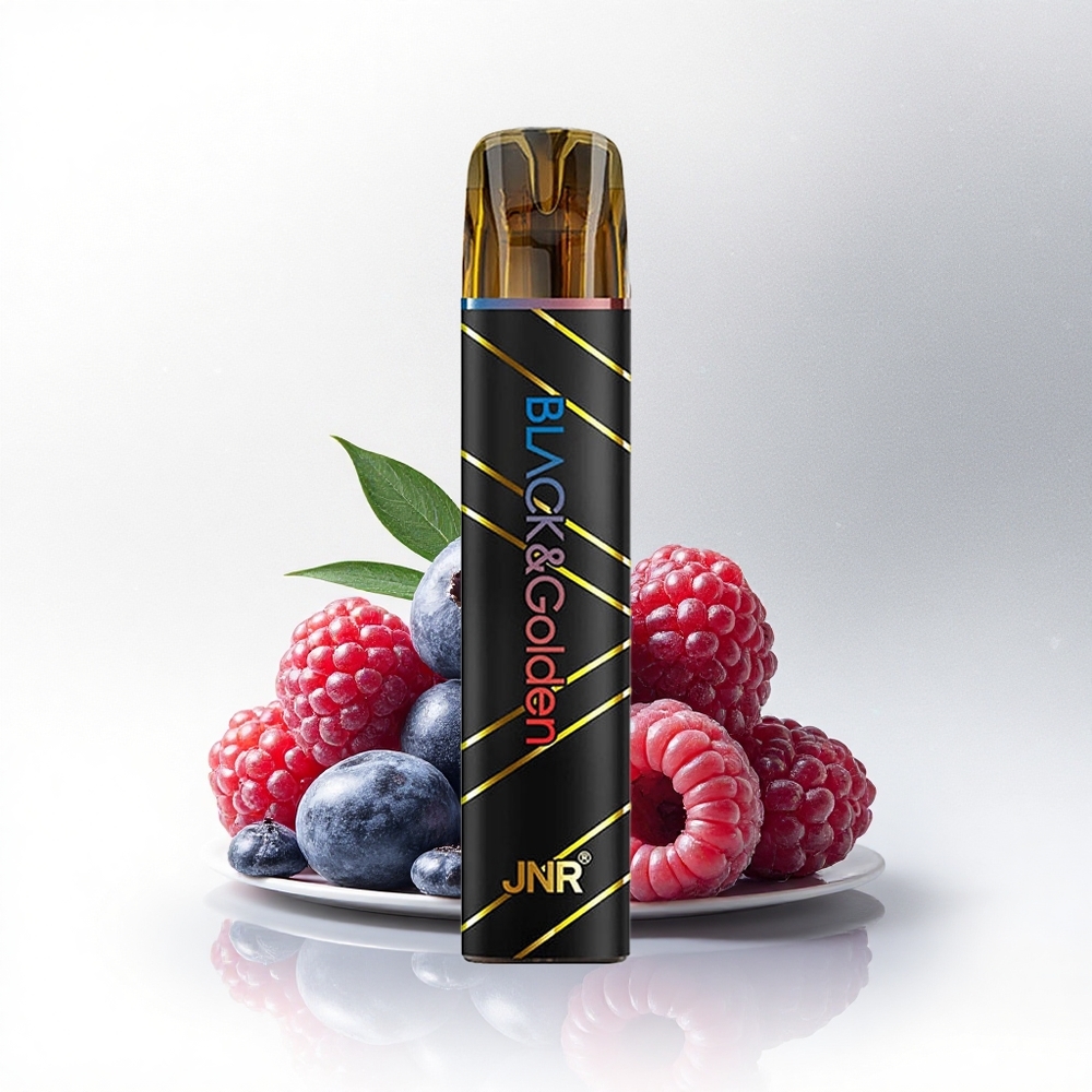 JNR Black&Golden 600+200 Blauwebes Zure Framboos 550mAh 2ml 2%