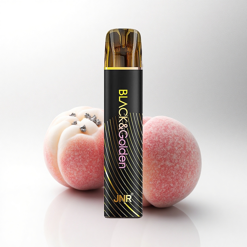 JNR Black&Golden 600+200 Perzik Mango 800 Pufs 550mAh TPD