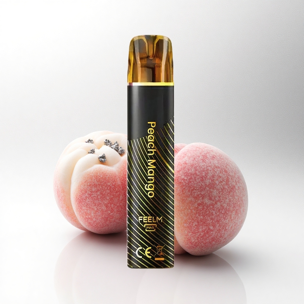 JNR Black&Golden 600+200 Perzik Mango 800 Pufs 550mAh TPD