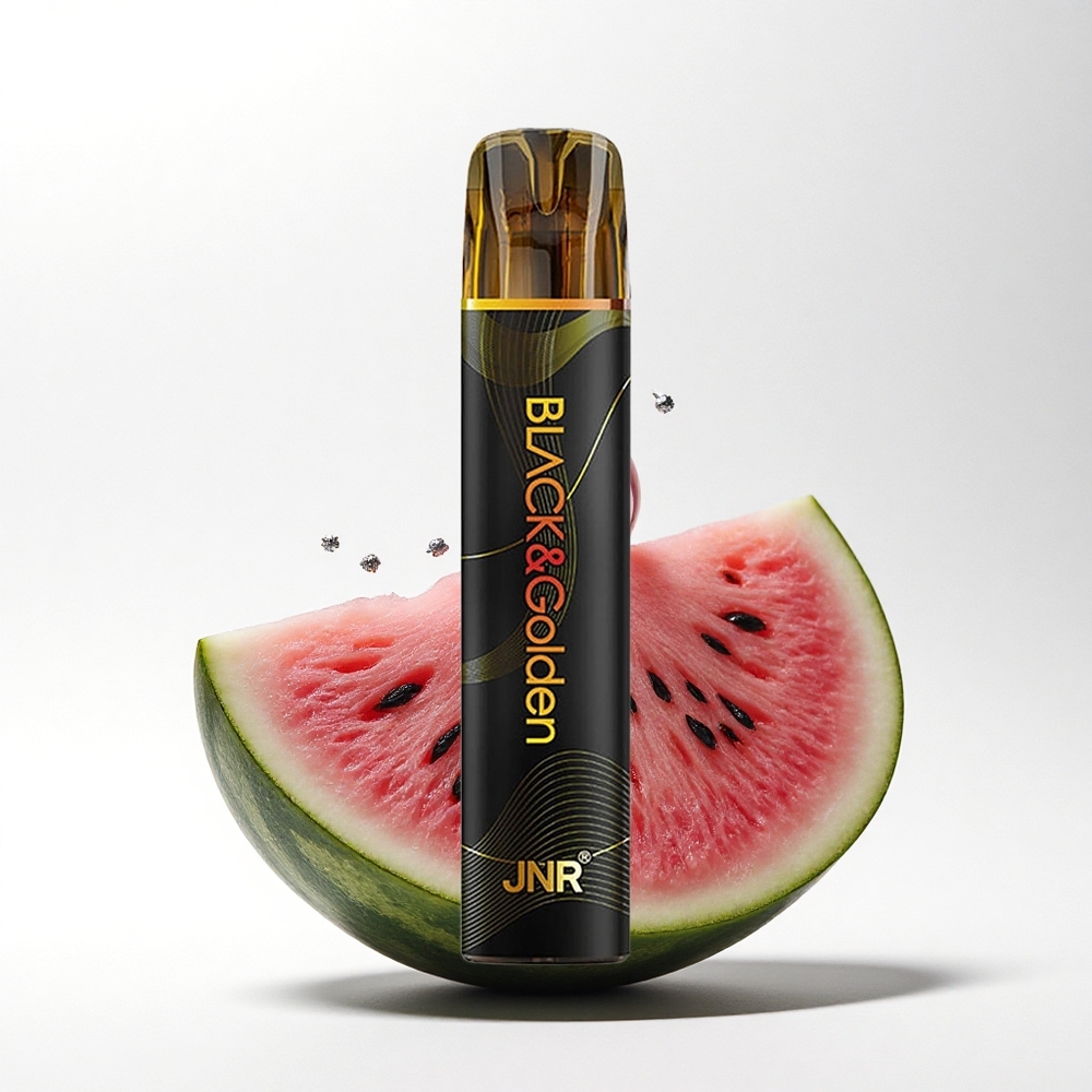 JNR Black&Golden 600+200 Watermeloen Bubble Gum 550mAh 2ml 2% Nicotine