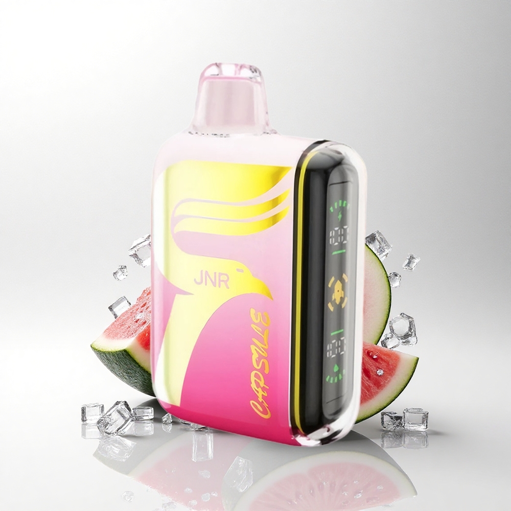 JNR Capsule 15000 Aardbei Watermeloen IJs 20ml Dual Mesh Boost