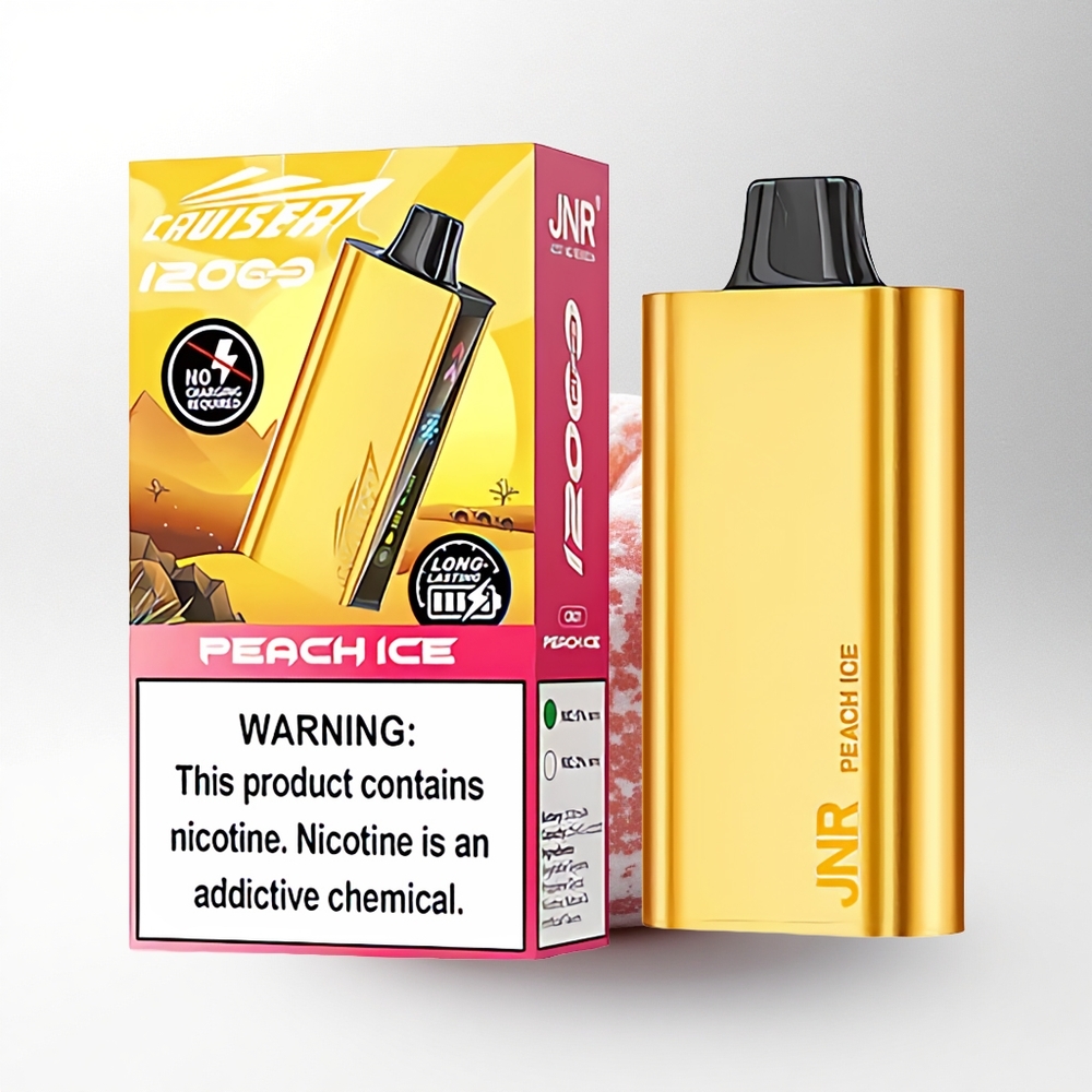 JNR Cruiser 12000 Perzige IJs - 3500 mAh Accu - 25ml Vloeistof
