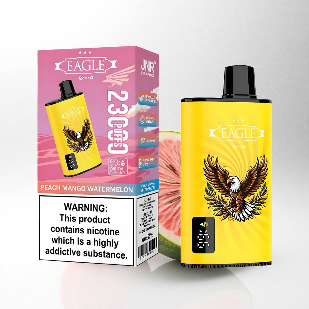 JNR EAGLE Smart 23000 Perzik Mango Watermelon Digitaal Scherm Aanpasbare Luchtstroom 750mAh