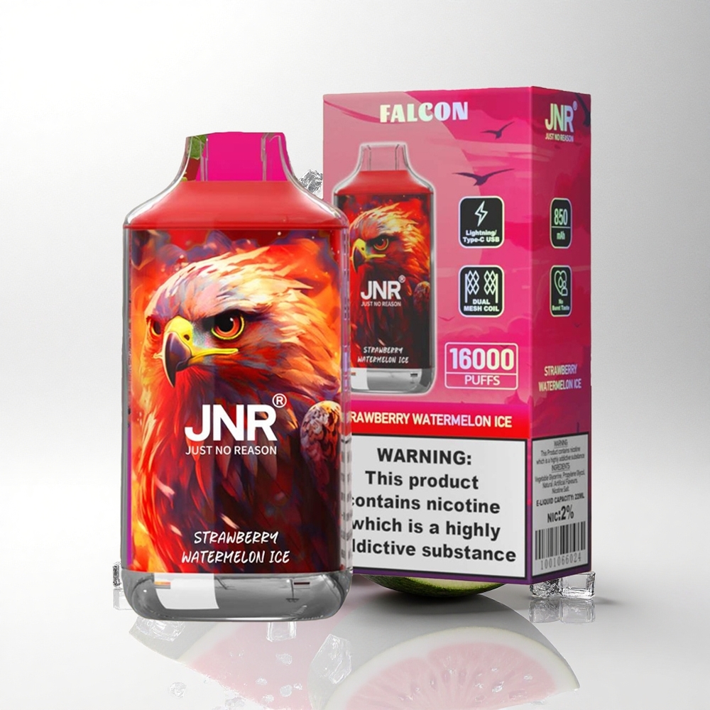 JNR Falcon 16000 Aardbei Watermeloen IJs 850 mAh Dual Mesh