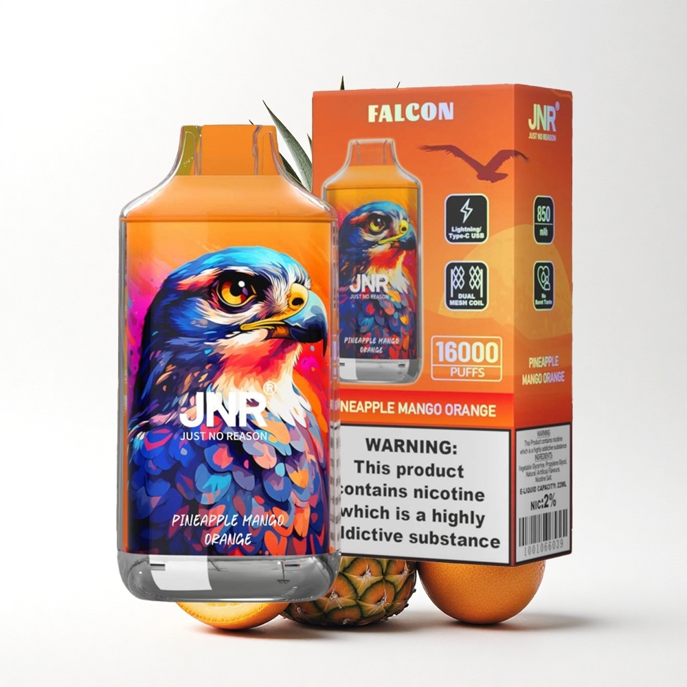 JNR Falcon 16000 Ananas Mango Sinaasappel 850mAh Dual Mesh