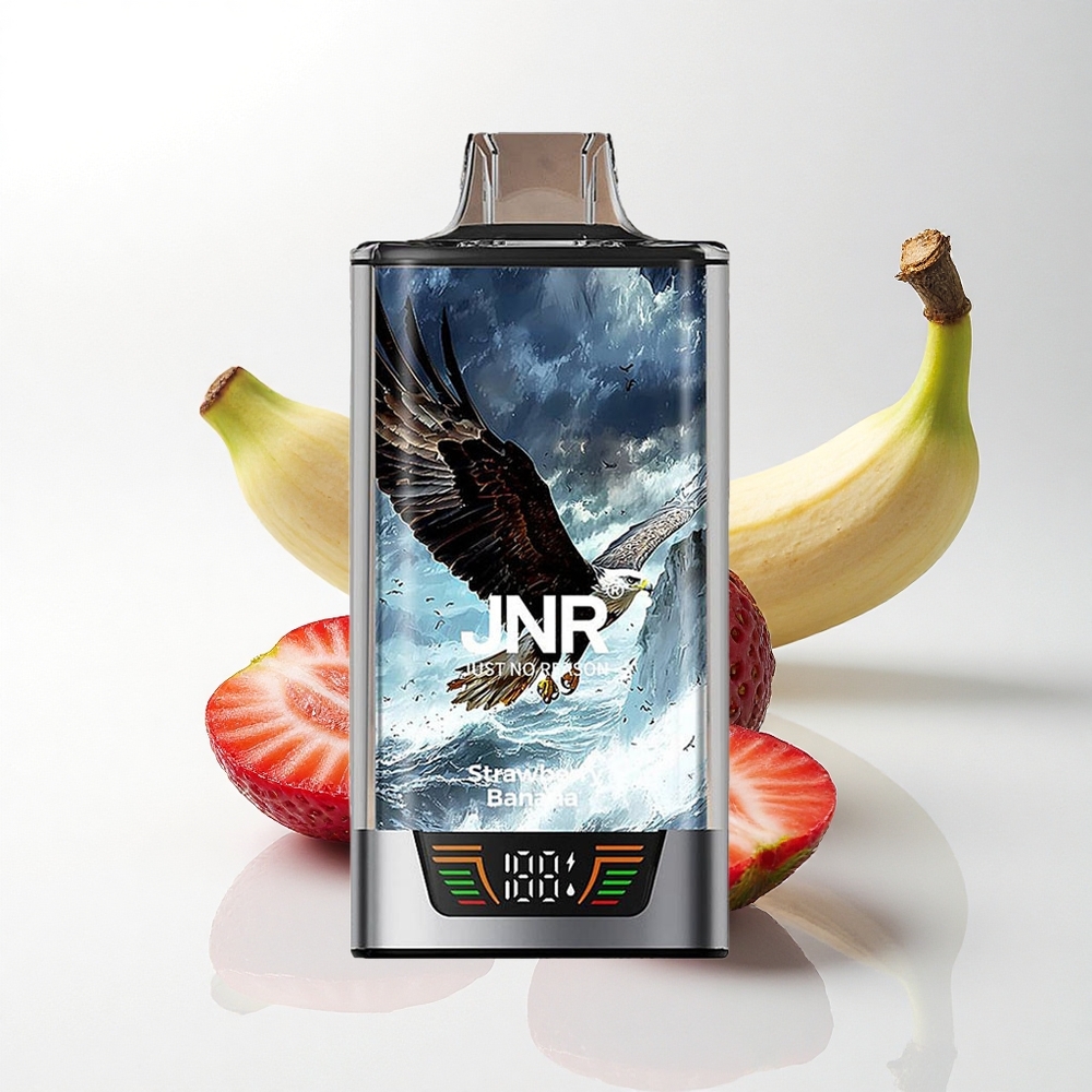 JNR Falcon Pro 28000 Aardbei Banaan 30ml Dual Mesh USB-C
