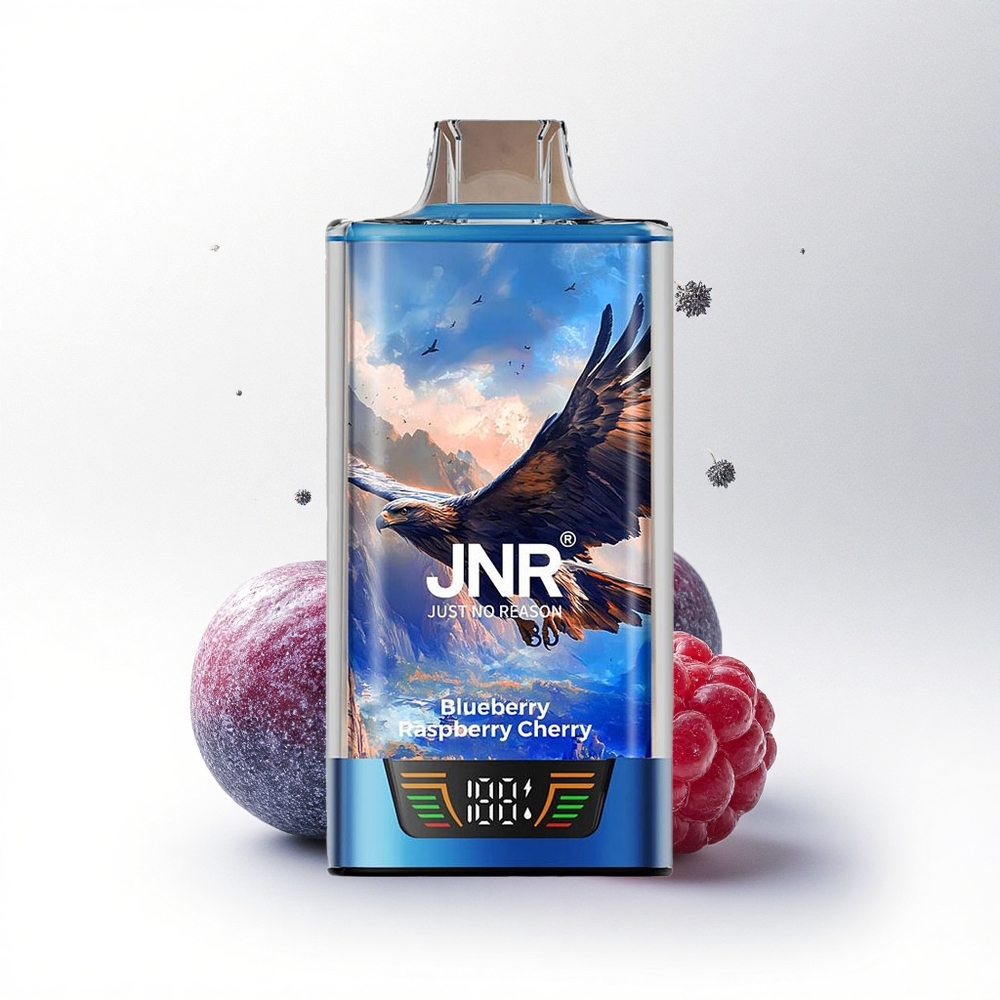 JNR Falcon Pro 28000 Blauwebes Framboos Kers 30ml Dual Mesh USB-C
