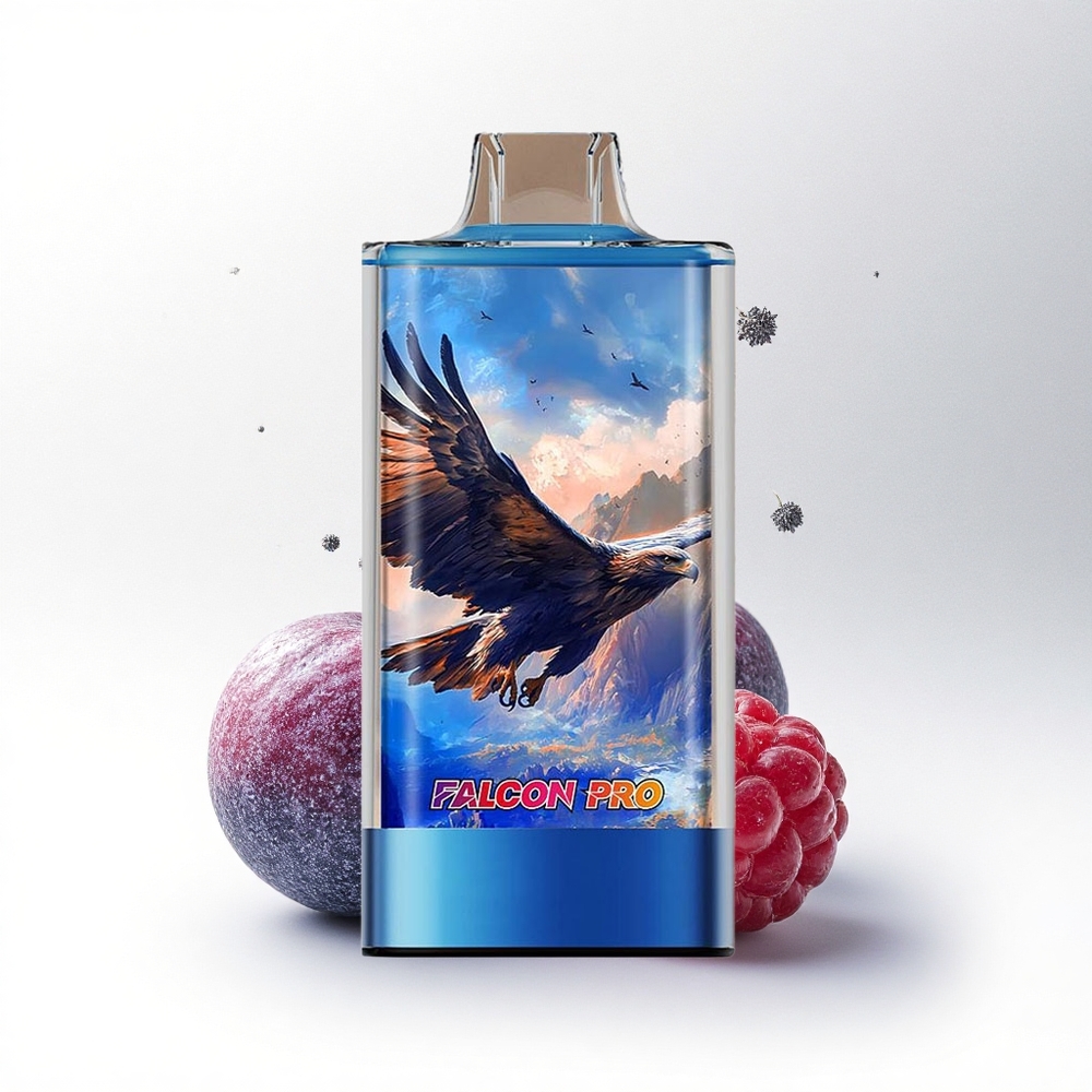 JNR Falcon Pro 28000 Blauwebes Framboos Kers 30ml Dual Mesh USB-C