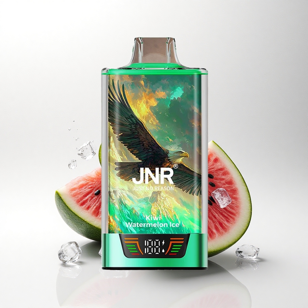 JNR Falcon Pro 28000 Kiwi Watermeloen IJs met Smart Display en Dual Mesh Coil