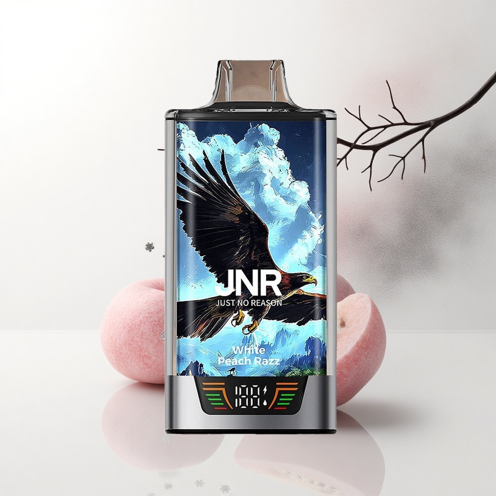 JNR Falcon Pro 28000 Witte Perzik Razz 30ml 950mAh Dual Mesh