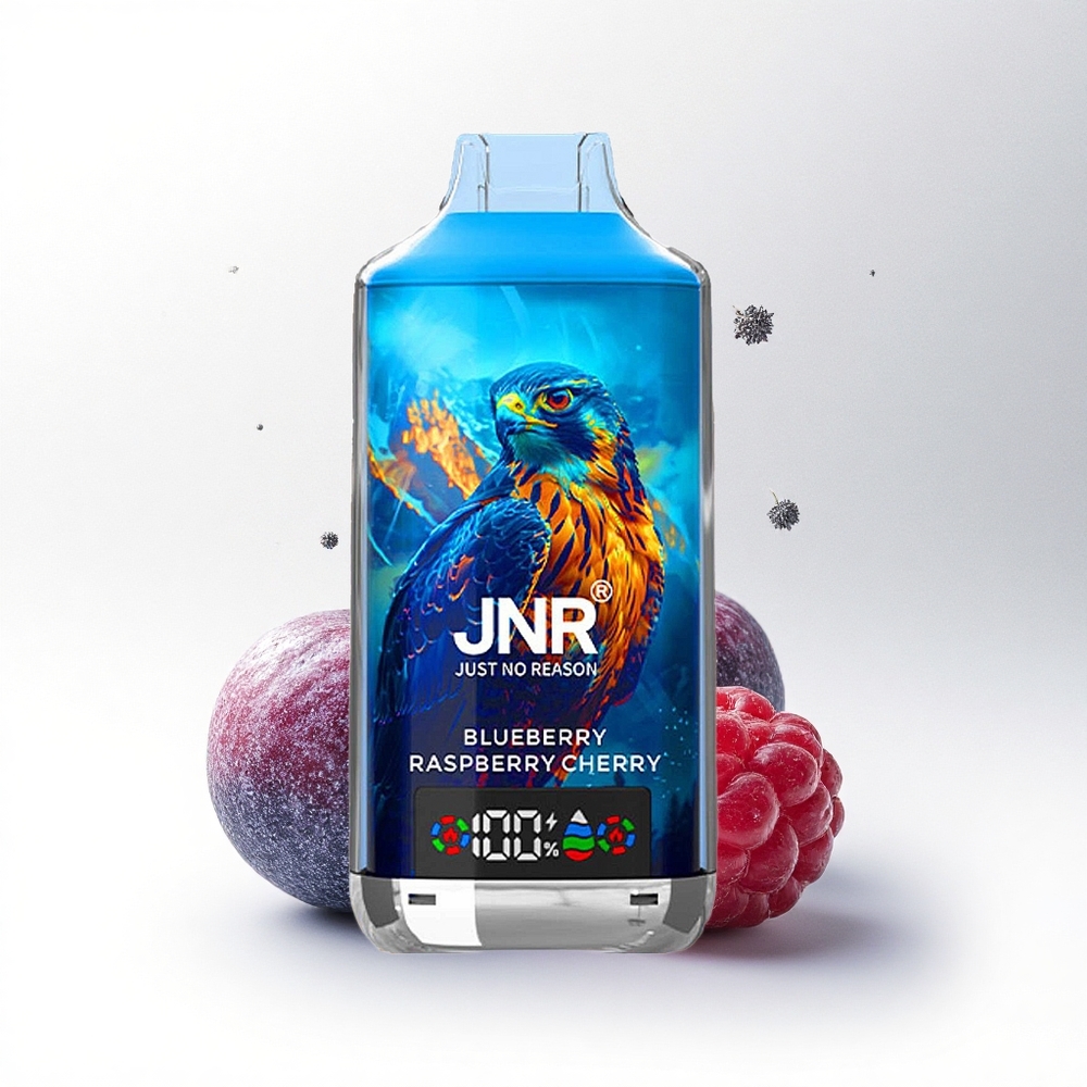 JNR Falcon X 18000 Blauwe Bes Framboos Kers 750mAh Dual Mesh Digitaal