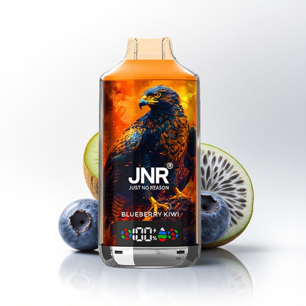 JNR Falcon X 18000 Blauwe Bes Kiwi 750mAh Dual Mesh