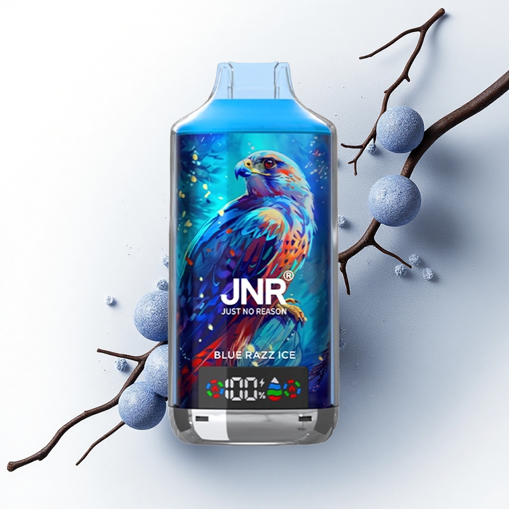JNR Falcon X 18000 Blauwe Framboos IJs 750mAh Dual Mesh