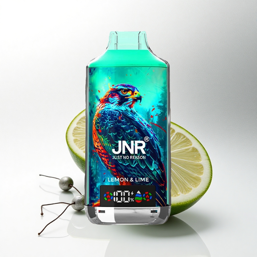 JNR Falcon X 18000 Citroen Limoen Dual Mesh Display