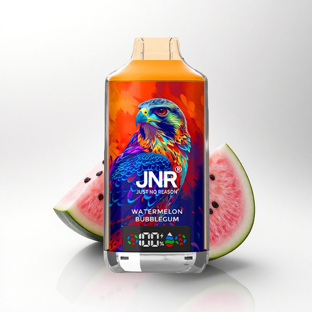 JNR Falcon X 18000 Watermeloen Bubblegum 18000 Puffs Dual Mesh Coil Type-C