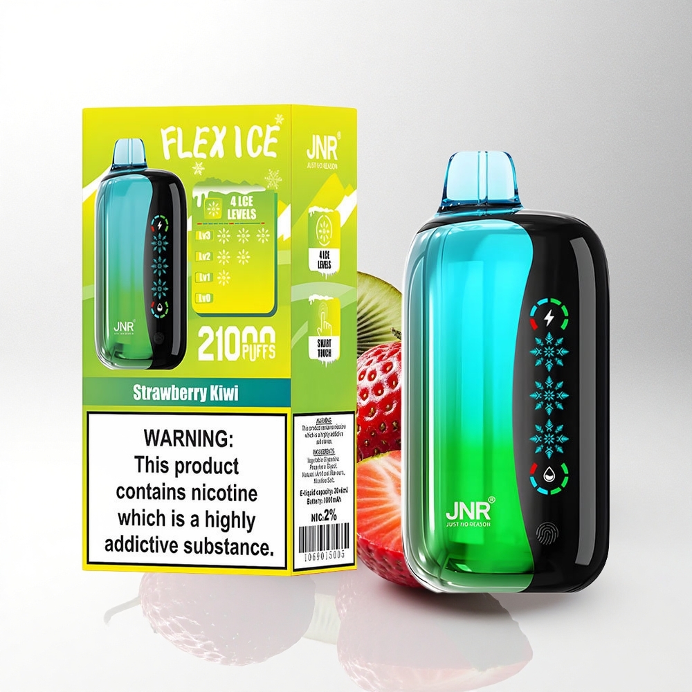 JNR Flex Ice 21000 Aardbei Kiwi IJs Aanpasbare 26ml Dual Mesh Type-C