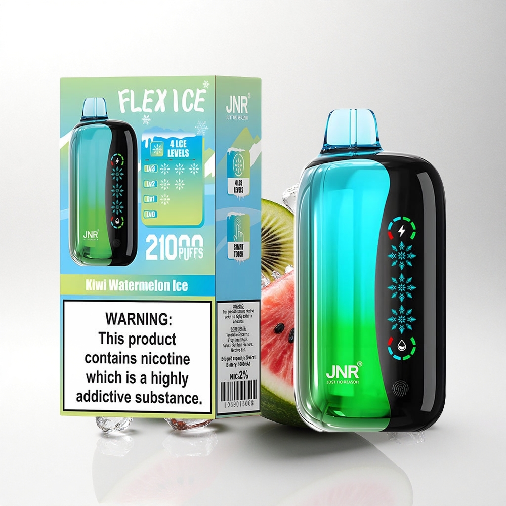 JNR Flex Ice 21000 Kiwi Watermeloen IJs Met Aanpasbare Luchtstroom En Touchscreen