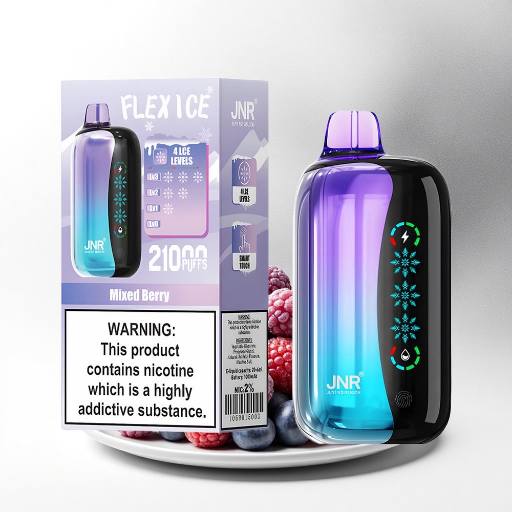 JNR Flex Ice 21000 Mixed Bes Met Aanpasbare Ijs & Dual Mesh 1.2 Ohm