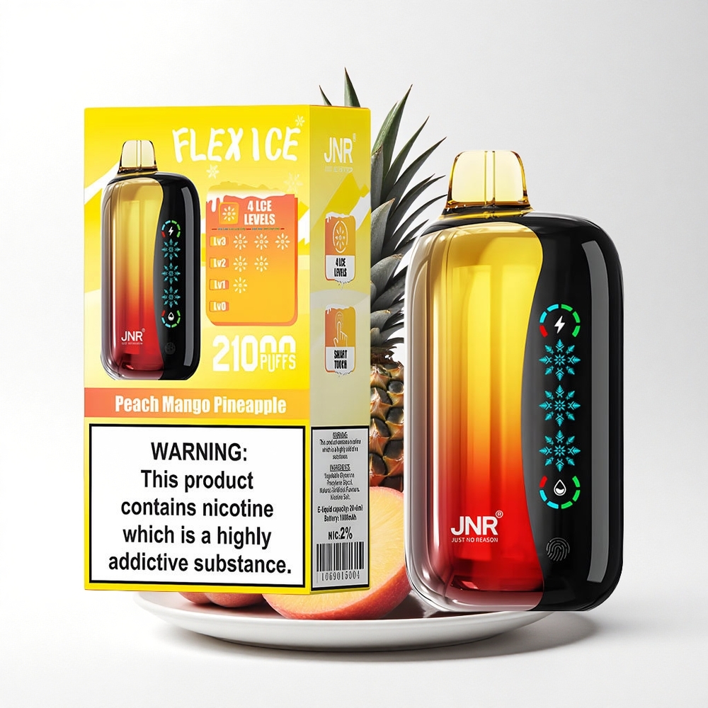 JNR Flex Ice 21000 Perzik Mango Ananas Type-C Aanpasbare Luchtstroom Dual Mesh