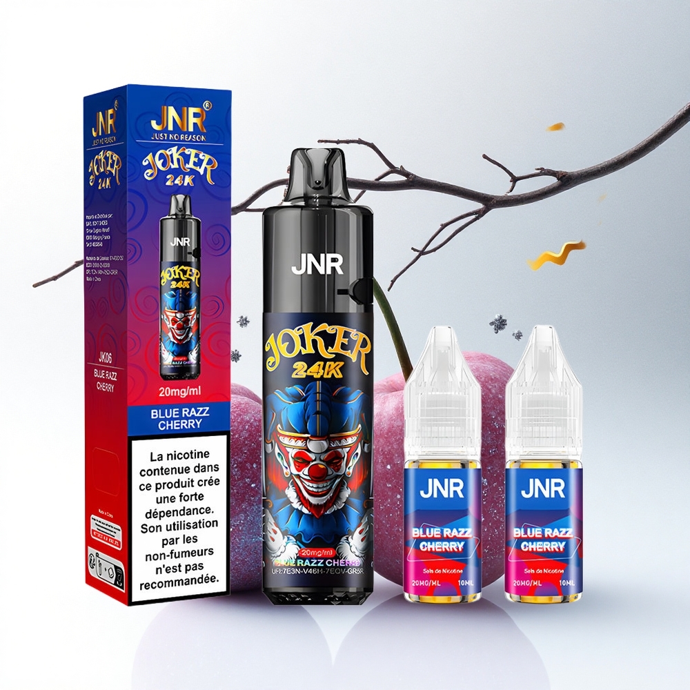 JNR Joker 24K Blauwe Framboos Kers Type-C Oplaadbaar 800mAh