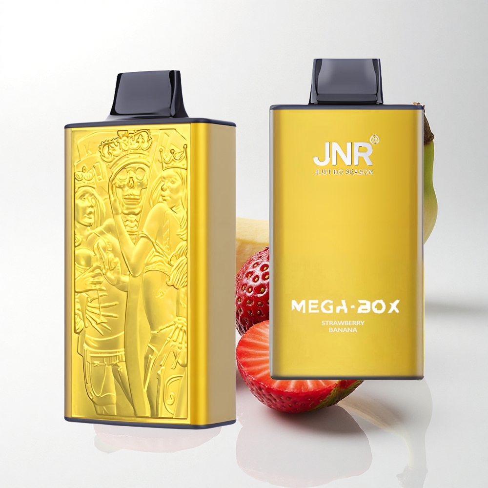 JNR Mega Box 25000 Aardbei Banaan 30ml Dual Mesh