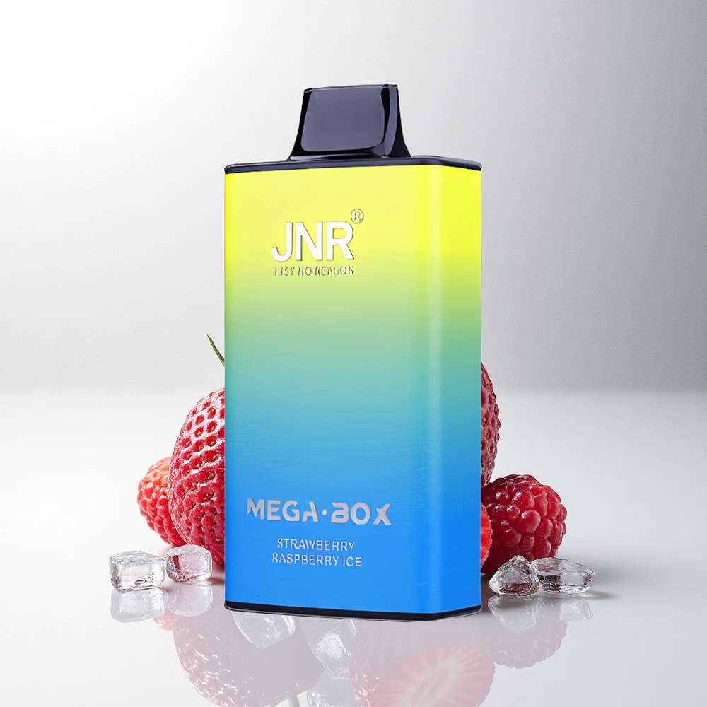 JNR Mega Box 25000 Aardbei Framboos IJs Dual Mesh & Type-C