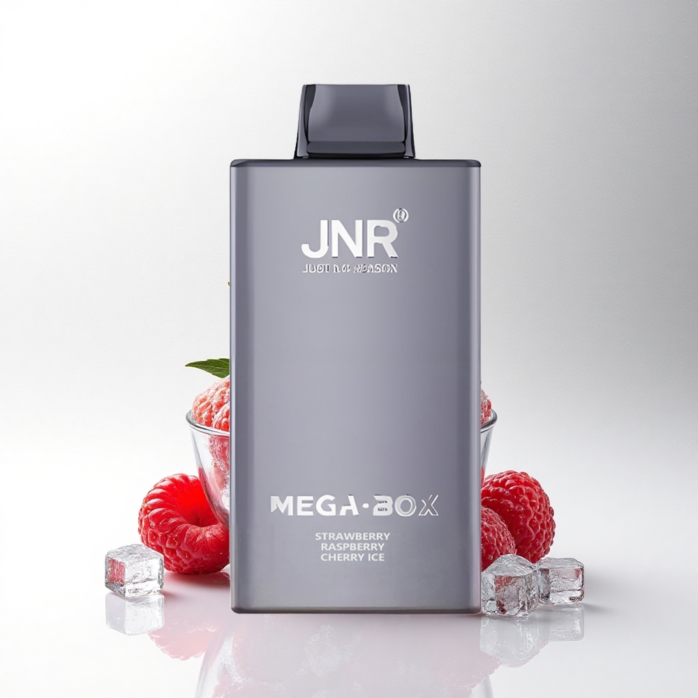 JNR Mega Box 25000 Aardbei Framboos Kers IJskoud 30ml 850mAh Type-C