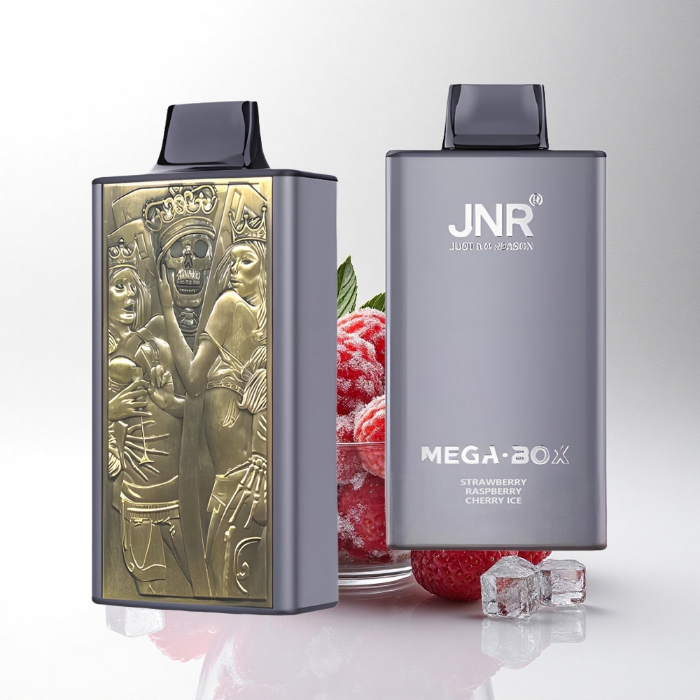 JNR Mega Box 25000 Aardbei Framboos Kers IJskoud 30ml 850mAh Type-C
