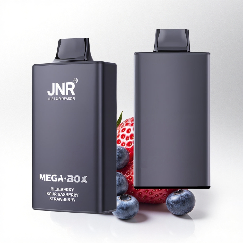 JNR Mega Box 25000 Blauwe Bes Zure Framboos Aardbei 30ml Dual Mesh