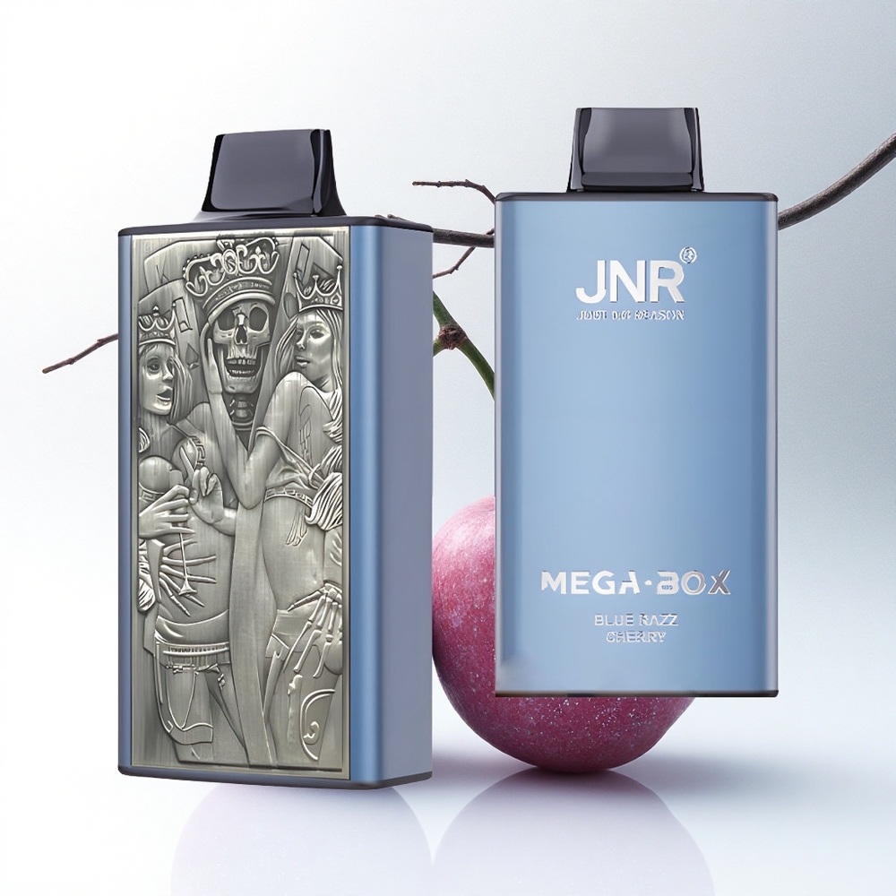 JNR Mega Box 25000 Blauwe Framboos Kers Type-C & Dual Mesh