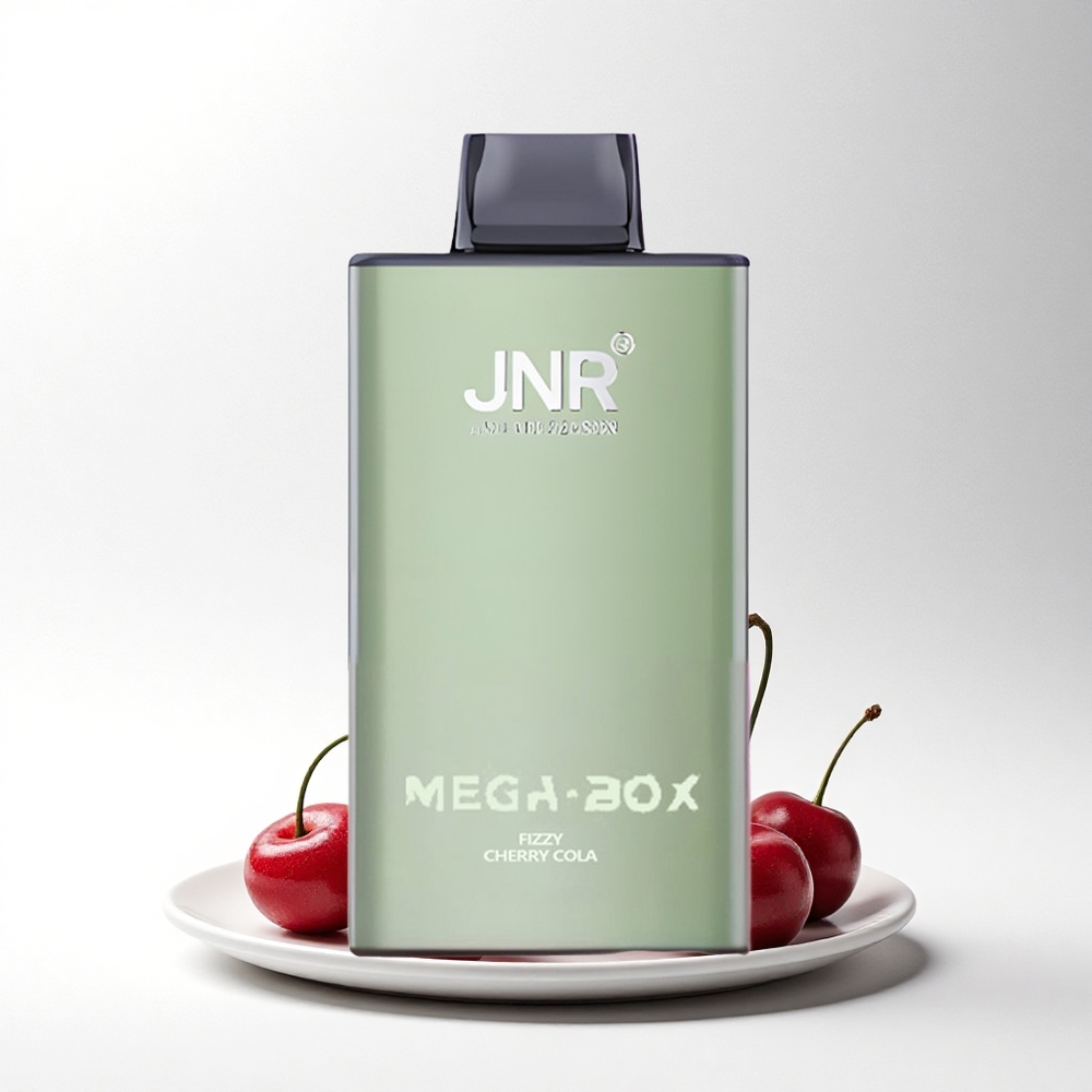 JNR Mega Box 25000 Kersen Cola Bruisend met Dual Mesh Coil & 850mAh