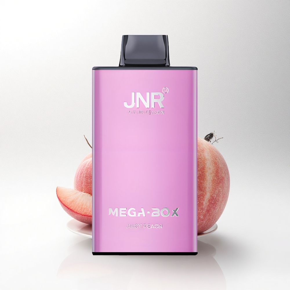JNR Mega Box 25000 Sappige Perzik 30ml Dual Mesh Snellaad