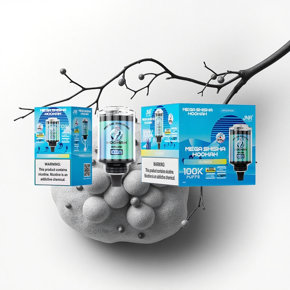 JNR Mega Shisha Hookah 100K Hawaii 60ml 2200mAh Type-C