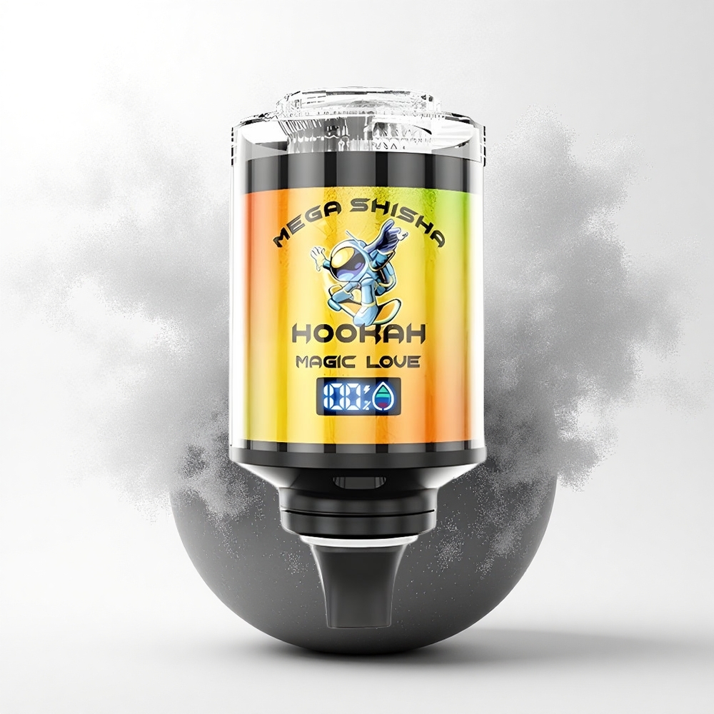 JNR Mega Shisha Hookah 100K Magische Liefde 2200mAh Lichtscherm