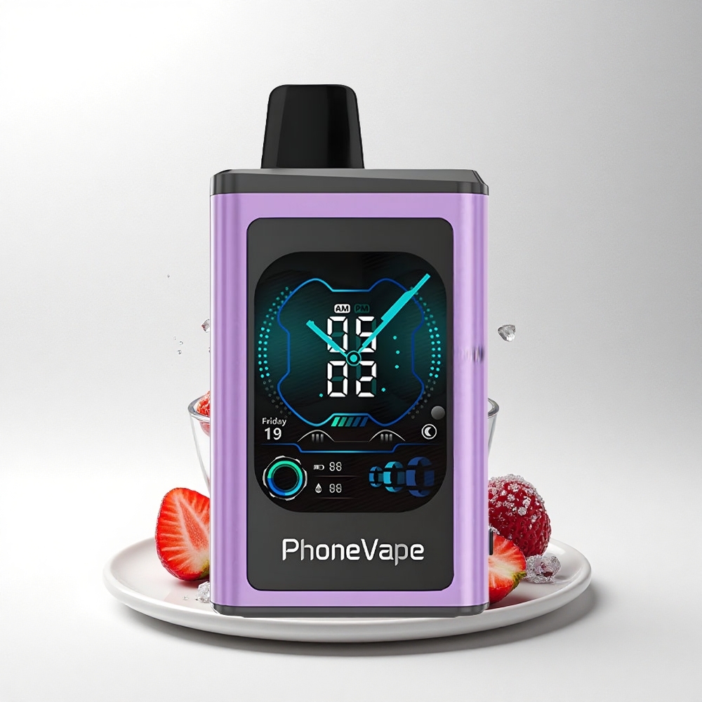 JNR PhoneVape 30000 Aardbei IJs Type-C Turbo Scherm