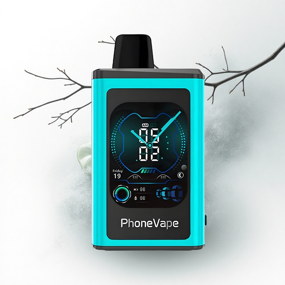 JNR PhoneVape 30000 Amsterdam Munt Turbo Ademhaling Scherm