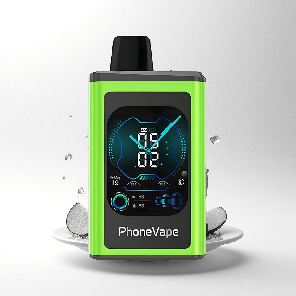 JNR PhoneVape 30000 Zure Appel IJs met Turbo Modus en Aanpasbare Luchtstroom