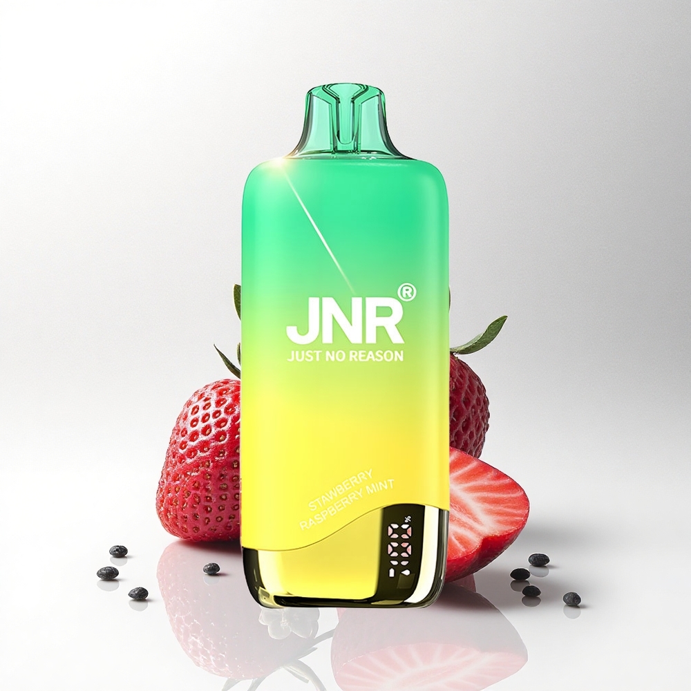 JNR Rainbow 10500 Aardbei Perzikmunt 18ml Mesh