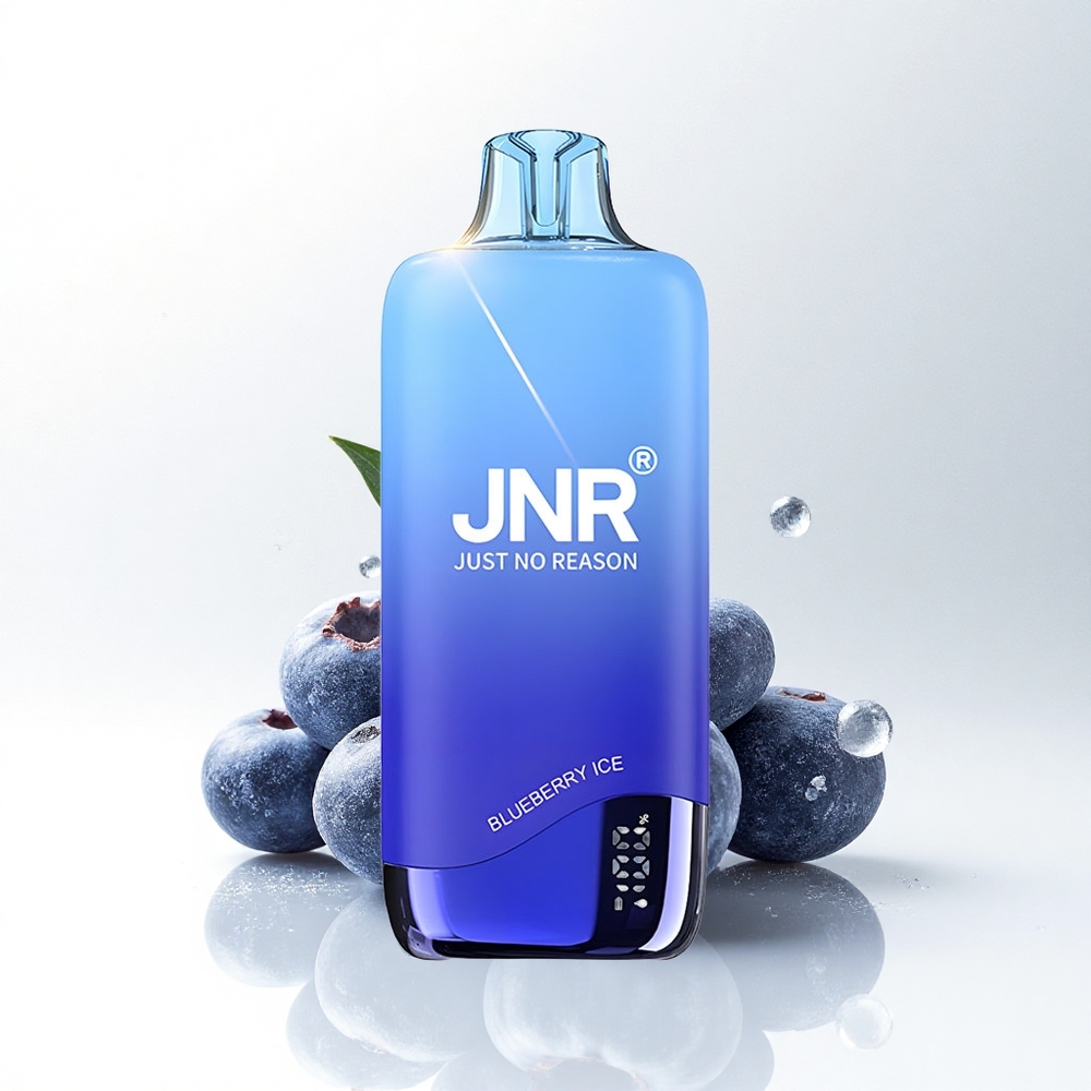 JNR Rainbow 10500 Blauwe Bes IJs 10500 Puffs 18ml Mesh