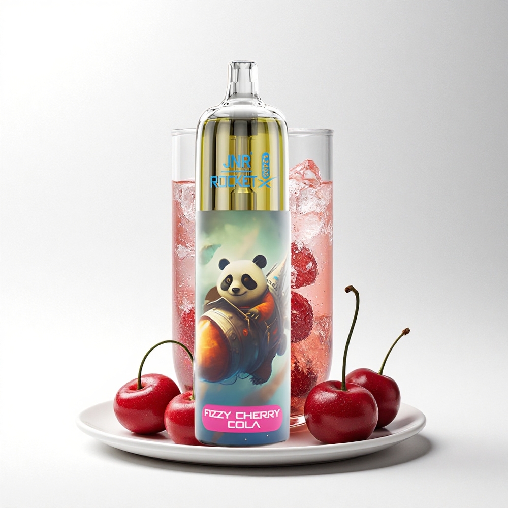 JNR Rocket-X 12400 Frisse Kersen Cola met Aanpasbare Luchtstroom en RGB-verlichting