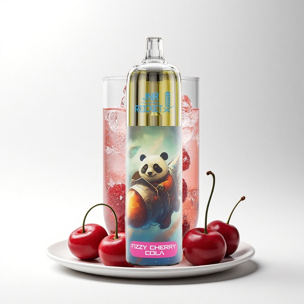 JNR Rocket-X 12400 Frisse Kersen Cola met Aanpasbare Luchtstroom en RGB-verlichting