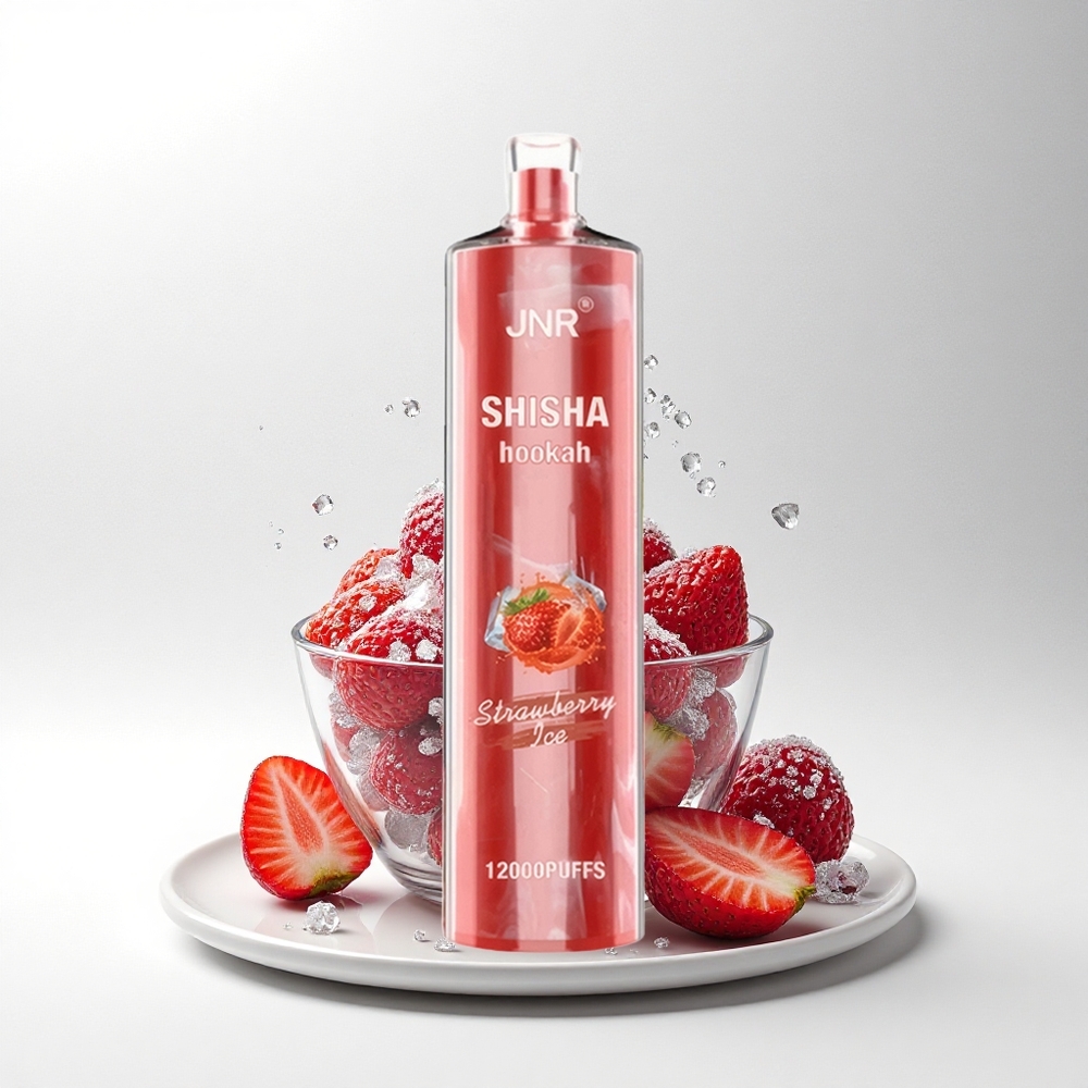 JNR Shisha Hookah 12000 Aardbei IJs 24ml Mesh
