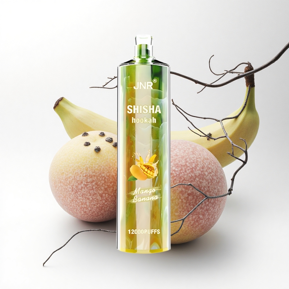 JNR Shisha Hookah 12000 Mango Banaan 24ml Type-C
